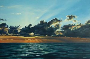 Peinture de alain dambes: Méditerranée
