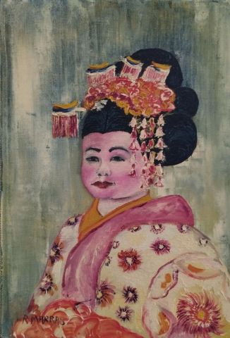 GEISHAS  (II) - Peinture - Rmarras