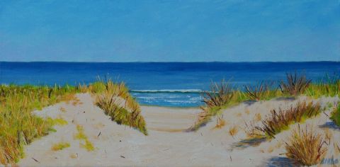 plage du médoc 24062025G - Peinture - christian riado