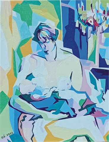 L'artiste Gerard SERVAIS - premiers repas