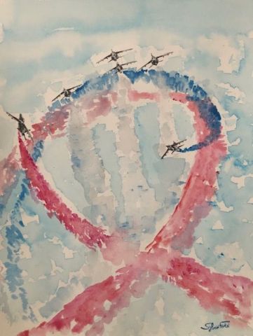 Patrouille de FRANCE - Peinture - COMETE