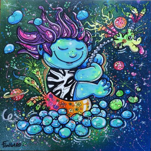 16. Escapade sans cible  - Peinture - Virginie Fongaro