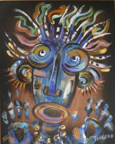 Yakayalé - Peinture - Virginie Fongaro