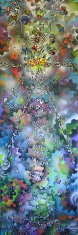 Vers ailleurs - Peinture - Virginie Fongaro