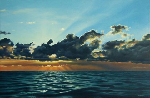 Méditerranée - Peinture - alain dambes