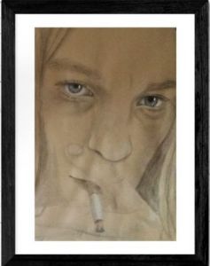 Voir cette oeuvre de isabelle zimmermann: L'homme à la cigarette