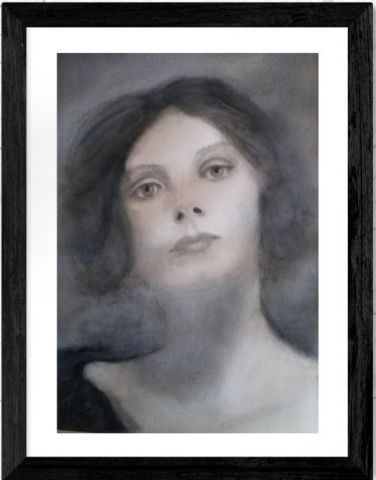 Femme - Peinture - isabelle zimmermann