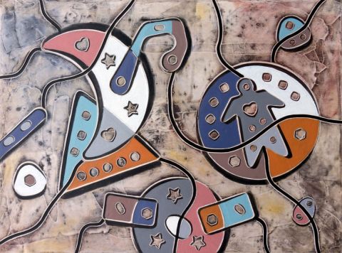 Bachelor party - Peinture - Andrea Benetti