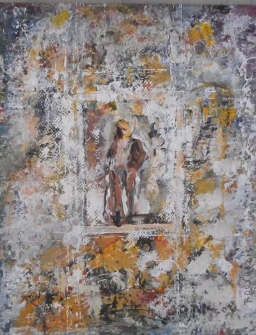 Un pas de trop - Peinture - BOURGEOIS