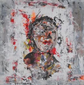 Peinture de BOURGEOIS: La mamie d'à côté