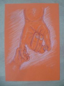Dessin de david-s: MAIN enfant et son pere