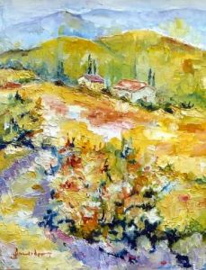Peinture de Jean Jourdan: Un paysage 
