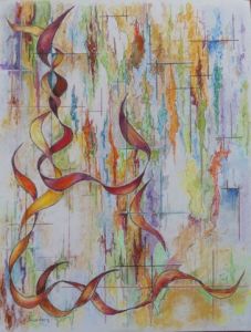 Peinture de Jean Jourdan: enlacés