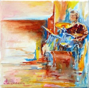 Voir cette oeuvre de Jean Jourdan: Blue note - drums