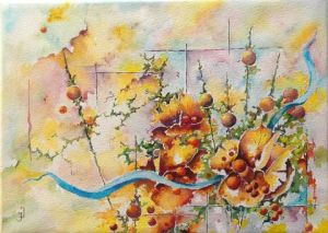 Peinture de Jean Jourdan: le ruban