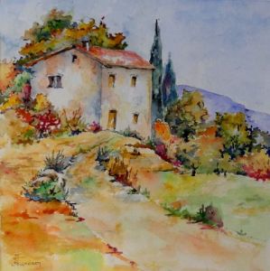 Peinture de Jean Jourdan: Sur la colline 