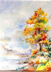 Peinture de Jean Jourdan: Auprès de mon arbre