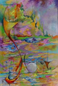 Peinture de Jean Jourdan: Promenade