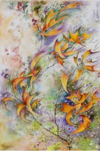Peinture de Jean Jourdan: L'envolée