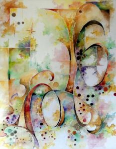 Peinture de Jean Jourdan: Volutes ( 1)