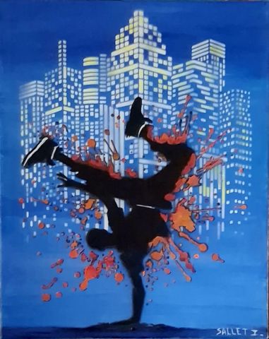 L'artiste isabelle sallet  - BREAKDANCE
