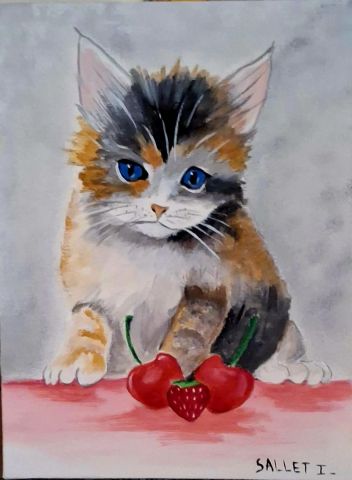 L'artiste isabelle sallet  - CHATTITUDE 4