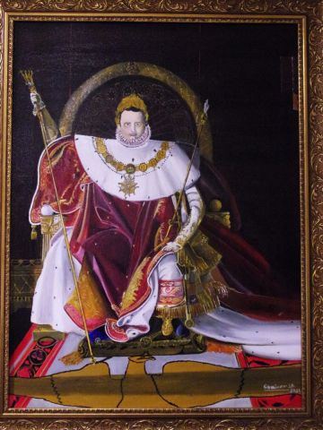sacre de napoléon  - Peinture - jean gahinet