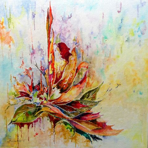 Erigée - Peinture - Jean Jourdan
