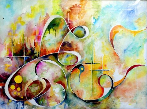 Boogie-woogie (1) - Peinture - Jean Jourdan