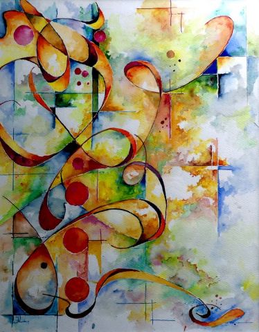 boogie-woogie (2) - Peinture - Jean Jourdan