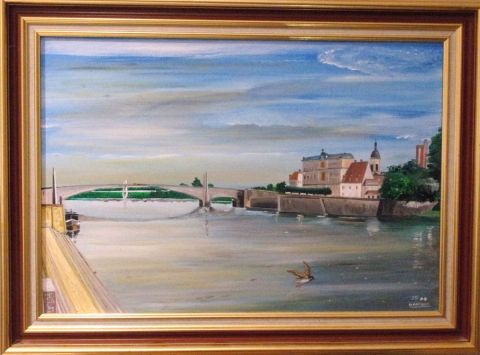 L'artiste jean gahinet - paysage , de chalon 