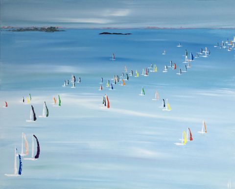 le tour de Belle Ile - Peinture - valerie jouve le tour de Belle Ile - Peinture - valerie jouve