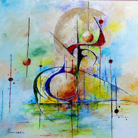 Structure - Peinture - Jean Jourdan