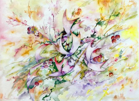 herbes folles - Peinture - Jean Jourdan