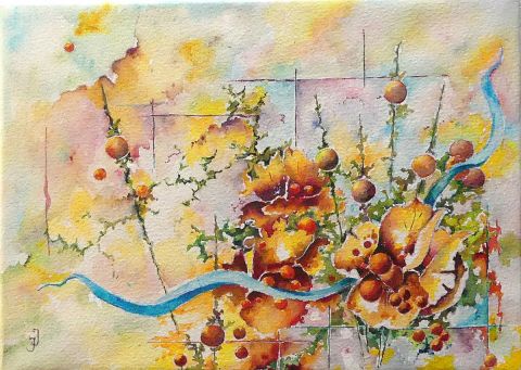 le ruban - Peinture - Jean Jourdan