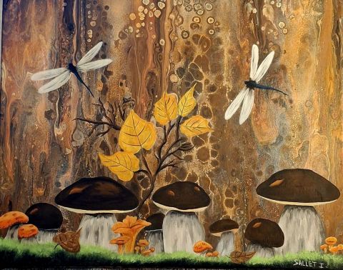 AUTOMNE - Peinture - isabelle sallet 