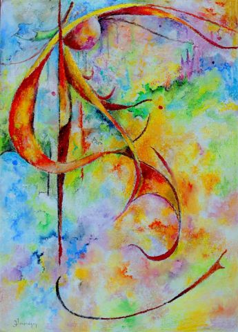 Peinture : Coup de vent - Jean Jourdan Peinture : Coup de vent - Jean Jourdan