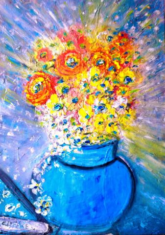 L'artiste Edwige lefevre - La bonbonnière bleue