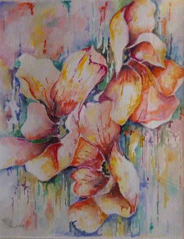fleurs sauvages - Peinture - Jean Jourdan