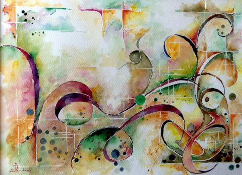 Volutes ( 2) - Peinture - Jean Jourdan