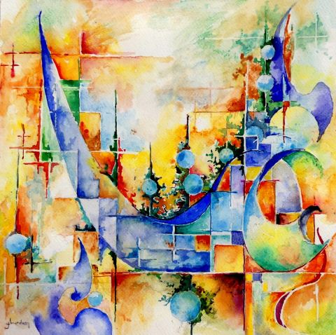amalgame - Peinture - Jean Jourdan