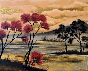 Peinture de isabelle sallet : CHINOISERIE
