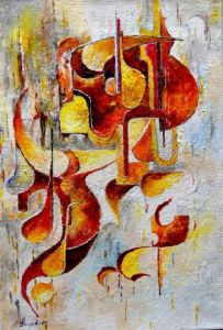 Peinture de Jean Jourdan: Rock n' roll
