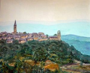 Peinture de Jean Jourdan: Castillon