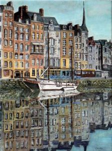 Peinture de Jean Jourdan: Honfleur