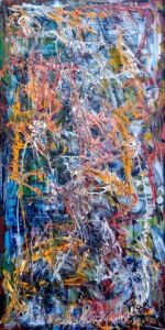 Peinture de LOEFFLER: ORANGE MOON