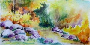 Peinture de Jean Jourdan: le chaos