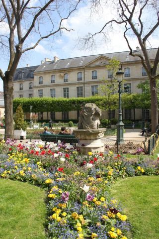 Photo : Parterre de Fleur square Georges Cain - Doriane Metz Photo : Parterre de Fleur square Georges Cain - Doriane Metz