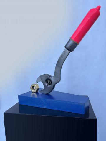 LA CLE POUR ENRAYER LA SURPOPULATION - Sculpture - gb2o LA CLE POUR ENRAYER LA SURPOPULATION - Sculpture - gb2o