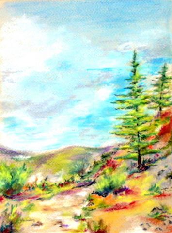 Col de pas  - Peinture - Jean Jourdan